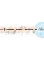 Cablu frana Трос ручника Citroen C1/Toyota Aygo all 05-