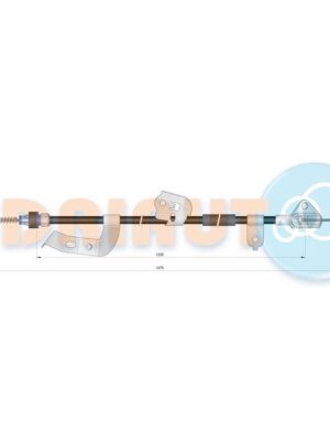 Cablu frana Трос ручника Citroen C1/Toyota Aygo all 05-