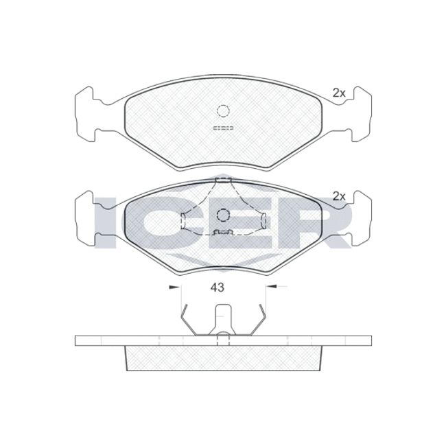 Etrier Суппорт NISSAN QASHQAI / NISSAN JUKE ( FEBI BILSTEIN
