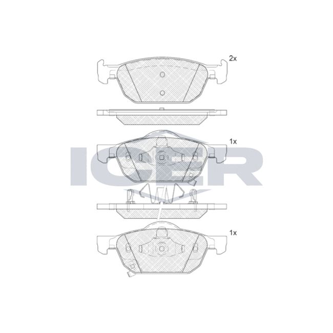 Etrier Суппорт RENAULT CLIO III (BR0/1, CR0/1 FEBI BILSTEIN