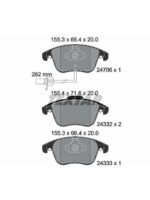 Placute Колодки Audi A4 07- Front 19.5mm Пере TEXTAR