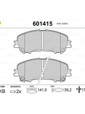 Placute Колодки .Renault Kadjar, Nissan Qashq VALEO