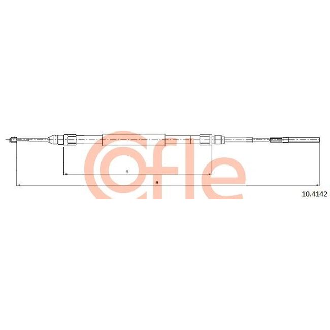 Cablu frana Трос ручника BMW E39 All 95-03 Rear Right L