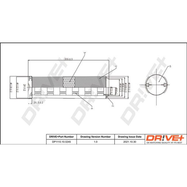 Filtru aer Воздушный фильтр DRIVE+ Mercedes W204C200/C2