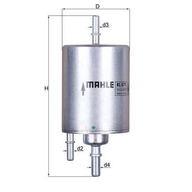 Filtru combustibil Топливный фильтр Audi A4/A6 04- MAHL