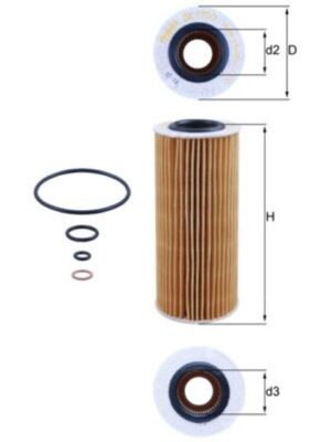 Filtru ulei Масляный фильтр BMW 3/5/7/X5  2.5-3.0D 03-