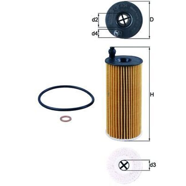 Filtru ulei Масляный фильтр BMW 1 F21 / 3 1.6-3.0D 11