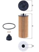 Filtru ulei Масляный фильтр BMW X1 14- MAHLE