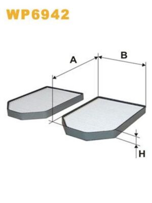 Filtru habitaclu Салонный фильтр Audi A8 95-02 WIX FILT