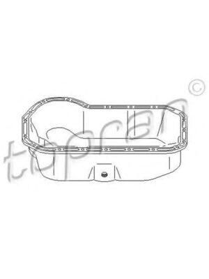 Масляный поддон VW Sharan 1.9TDi 95- HANS PRIES 100 832