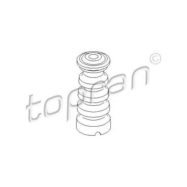 Отбойник амортизатора VW Polo 1.3 87-94 120mm выведена