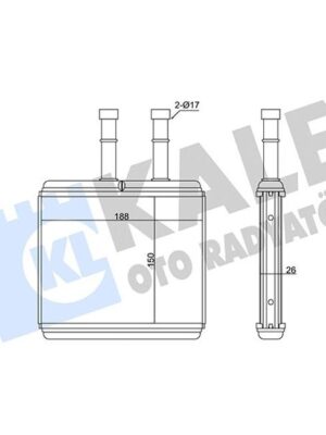 Schimbator caldura Радиатор печки Chevrolet Aveo 1.2/ 1