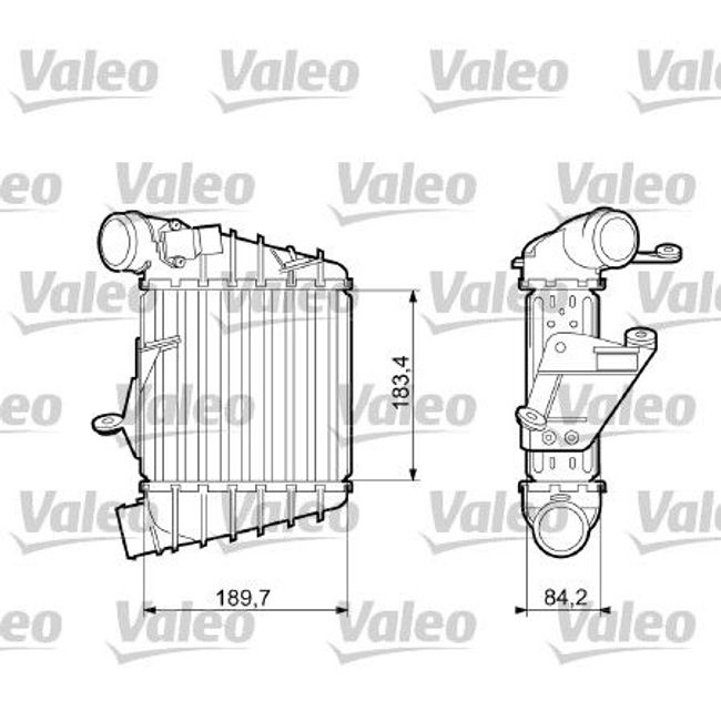Интеркулер VW Polo 1.4TDI 05-09  NEW VALEO 817556