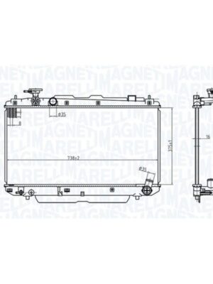 Radiator Радиатор Toyota Rav 4 II 1,8/2,0 VVTi 00-05 37