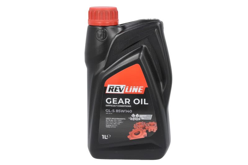 Ulei cutie transmisie / Трансмиссионное масло REV LINE GEAR OIL (1L) 85W140 ((EN) for main transmissions) ;API GL-5; SCANIA STO 1:0; VOLVO 1273.10; ZF TE-ML 02A; ZF TE-ML 02B; ZF TE-ML 05A; ZF TE-ML 07A; ZF TE-ML 12E; ZF TE-ML 16B; Z