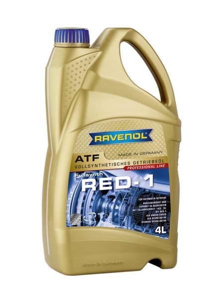 Ulei cutie transmisie / Трансмиссионное масло RAVENOL ATF RED-1 (4L) ((EN) for 5-speed transmissions) ; HYUNDAI 04500-00140; KIA 04500-00140; KIA RED-1; KIA UM040-CH020