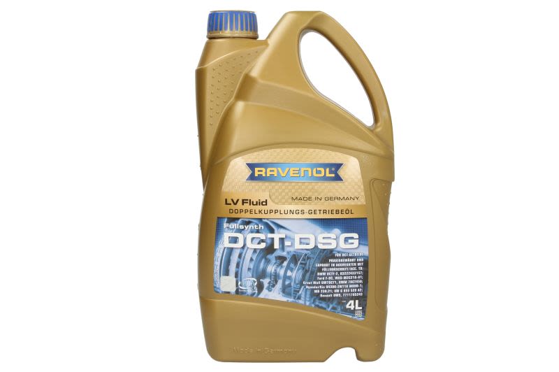 Ulei cutie transmisie / Трансмиссионное масло RAVENOL ATF DSG (4L) ; ALPINE PENTOSIN FFL-7; BMW 8322 2433 157; BMW DCTF 2; BOT 351 C4; CHERY 730DHB; CHERY 738DHA; CHERY 7DCT380; CHERY 9009011085; FORD 7DCT300; FORD F-DC; FORD M2C218 A1; GREAT WALL