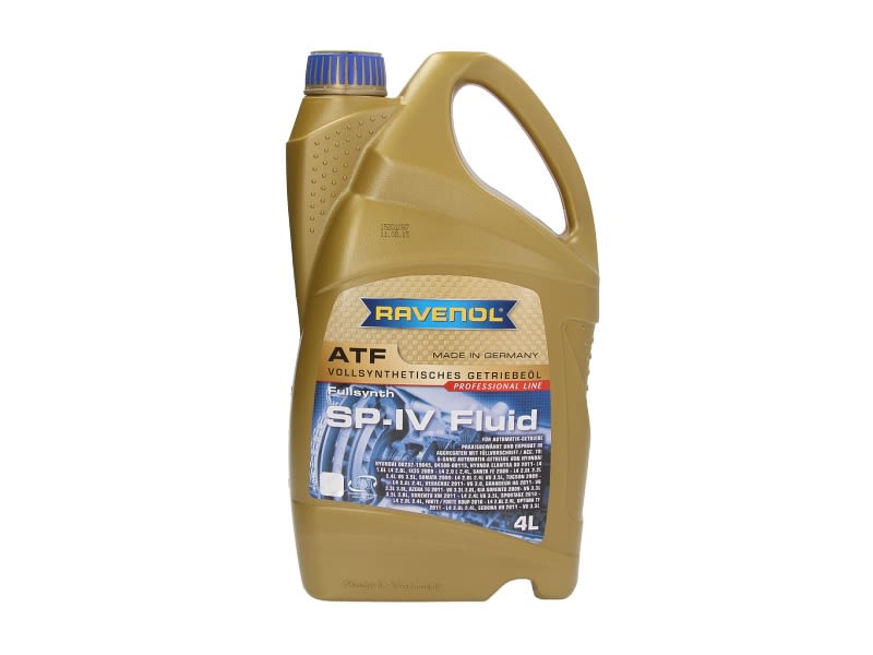 Ulei cutie transmisie / Трансмиссионное масло RAVENOL ATF SP IV (4L) ; HYUNDAI A6GF1; HYUNDAI A6LF1; HYUNDAI A6LF2; HYUNDAI A6LF3; HYUNDAI A6MF1; HYUNDAI A6MF2; KIA UM090-CH042