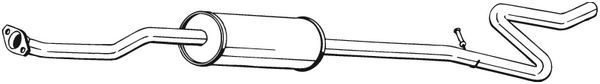 Toba esapament / Глушитель CITROEN C3 I, C3 PLURIEL 1.6 02.02-