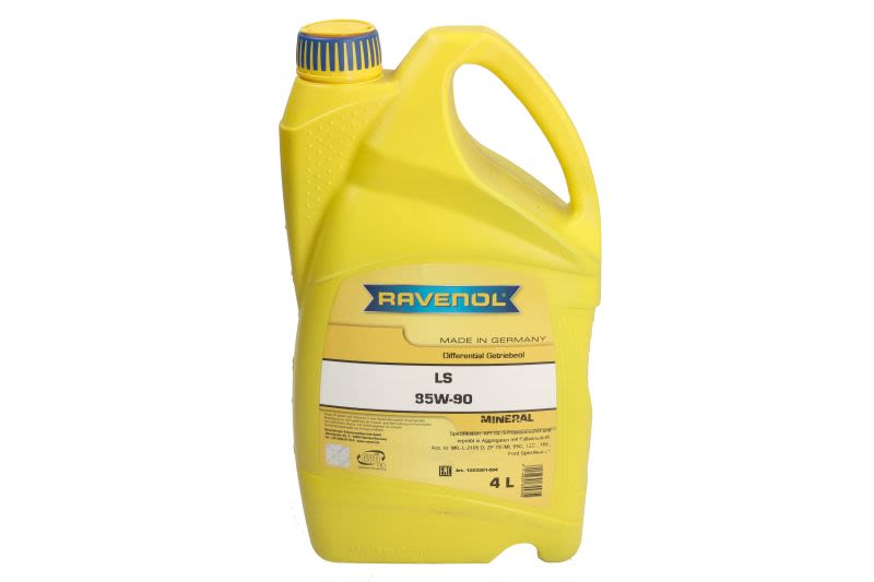 Ulei cutie transmisie / Трансмиссионное масло RAVENOL (EN) MTF oil LS (4L) 85W90 ;API GL-5; LIMITED SLIP (LS); MIL L-2105D; ZF TE-ML 05C; ZF TE-ML 12C; ZF TE-ML 16E
