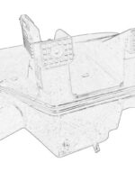 Rezervor parbriz / Бачок стеклоомывателя OPEL ASTRA K 06.15-10.19