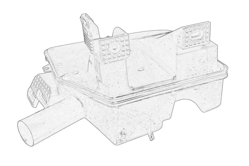 Rezervor parbriz / Бачок стеклоомывателя OPEL ASTRA K 06.15-10.19