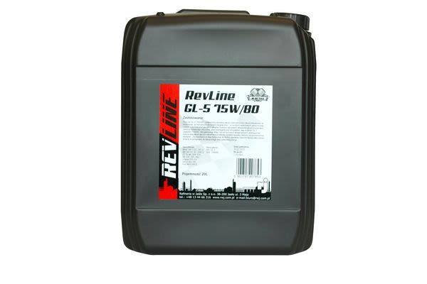 Ulei cutie transmisie / Трансмиссионное масло REV LINE GEAR OIL (20L) 75W80 ;API GL-5; MAN 341 E3; MAN 341 Z4; ZF TE-ML 02L; ZF TE-ML 16K