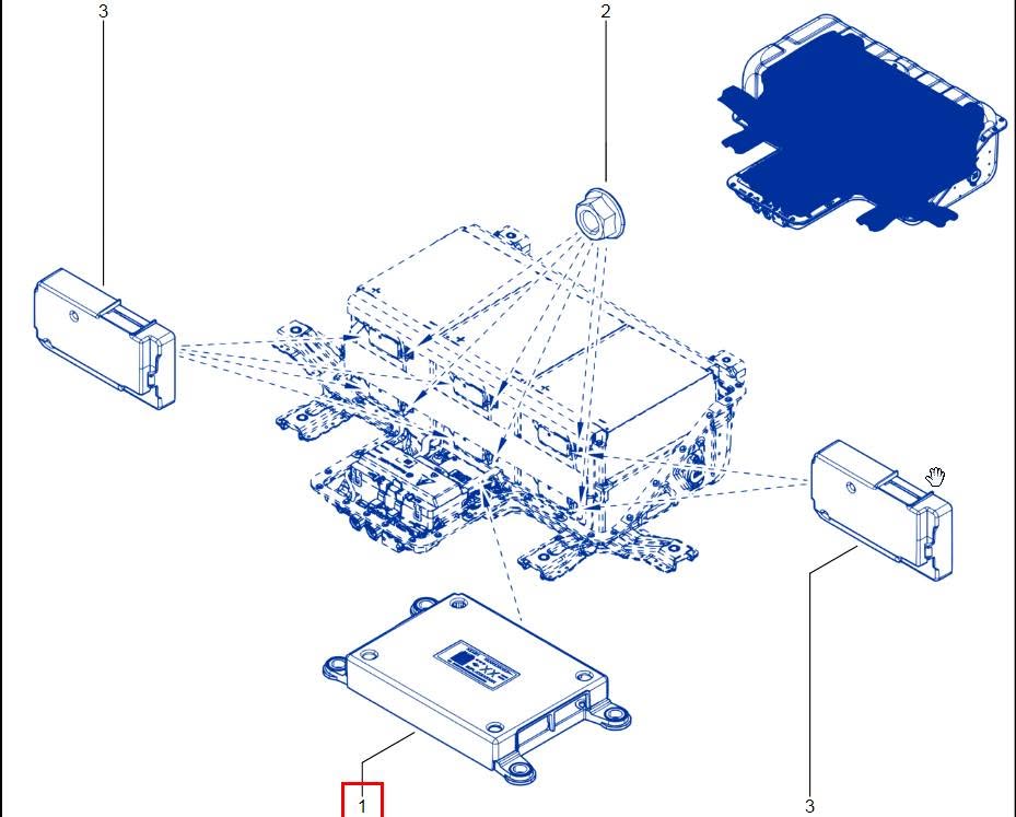 3 / Unitate electronică de control secundară (Slave ECU) / Ведомый электронный блок управления (Slave ECU) Dacia Spring 293C46764R