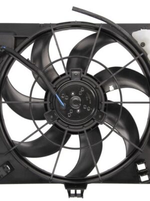 Ventilator racire motor / Вентилятор радиатора (с корпусом, с контроллером) HYUNDAI ACCENT IV, I20 I, SOLARIS, VELOSTER; KIA RIO III 1.1D-1.6 09.08-