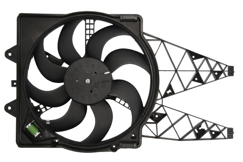 Ventilator racire motor / Вентилятор радиатора (с корпусом) ALFA ROMEO MITO; FIAT GRANDE PUNTO, PUNTO, PUNTO EVO; VW POLO 1.3D/1.4/1.9D 06.97-
