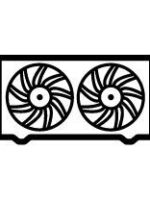 Ventilator racire motor / Вентилятор радиатора (с корпусом) BMW X5 (E53) 3.0-4.8 01.00-10.06