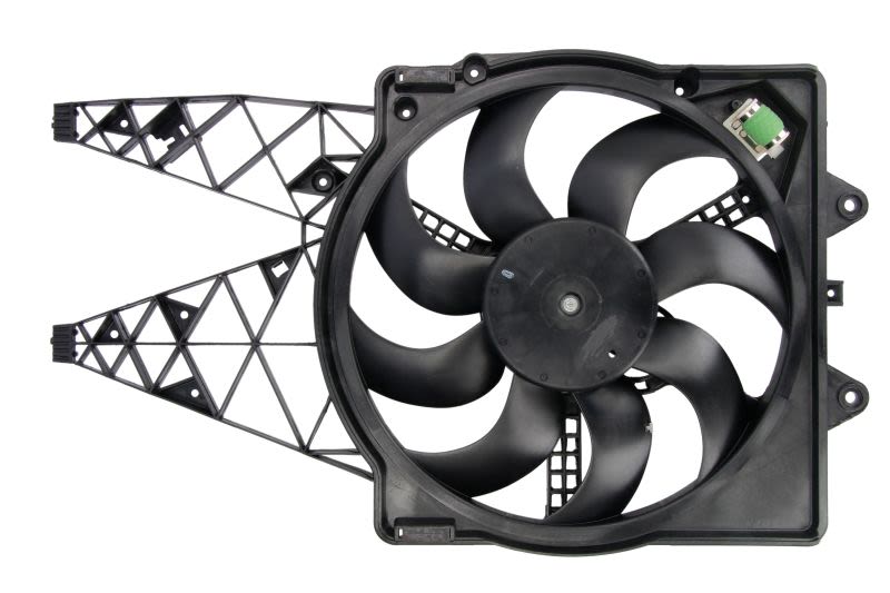 Ventilator racire motor / Вентилятор радиатора (с корпусом) ABARTH GRANDE PUNTO; FIAT GRANDE PUNTO, PUNTO, PUNTO EVO 1.3D/1.4 10.05-