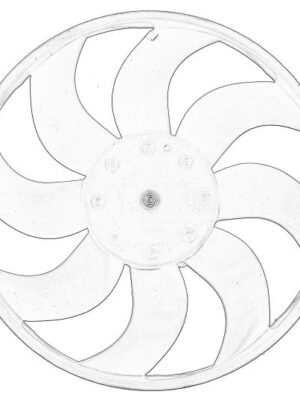 Ventilator racire motor / Вентилятор радиатора (большой; требуется проверка по VIN) NISSAN NV400; OPEL MOVANO B; RENAULT MASTER III 2.3D 02.10-
