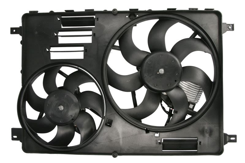 Ventilator racire motor / Вентилятор радиатора (с корпусом, с контроллером; сдвоенный) VOLVO S60 II, S80 II, V60 I, V60 II, V70 II, V70 III, XC60 I, XC60 II, XC70 II 2.0-4.4 05.05-12.21