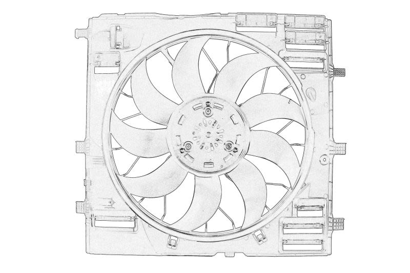 Ventilator racire motor / Вентилятор радиатора MERCEDES SPRINTER 3,5-T (B907), SPRINTER 3,5-T (B907, B910) 2.0D 06.20-