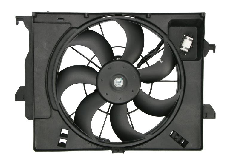 Ventilator racire motor / Вентилятор радиатора (с корпусом, с контроллером) HYUNDAI ACCENT IV, SOLARIS, VELOSTER; KIA RIO III 1.4/1.6 11.10-